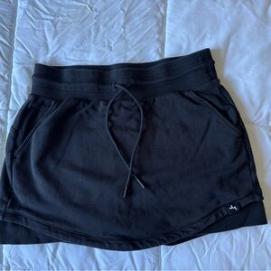 Joylab Black Drawstring Mini Skirt